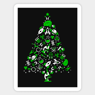 Ugly Science Christmas Tree Magnet